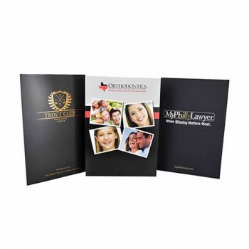 9 x 12 Right Pocket Foil Stamped Presentation Folders