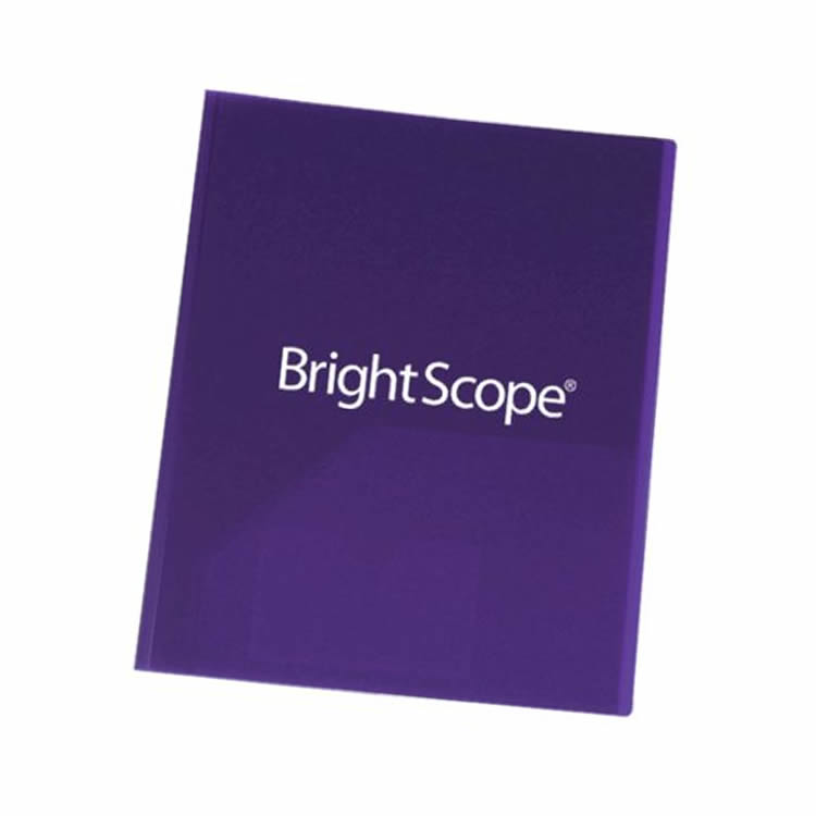 Plastic Professional Presentation Folder 7 Purple Plastic Professional Presentation Folder