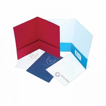 9 x 12 Embossed Presentation Folders - Two Pockets