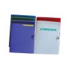 Plastic Junior Pad Folios with Snap Closure, 6"W x 8-1/2"