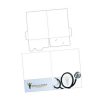 FOL0106 stethescope sculptured pocket folders 750