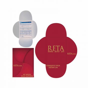 9 x 12" Self Locking Printed Packet Folders