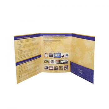 Tri-Panel Two Pocket Embossed Folders