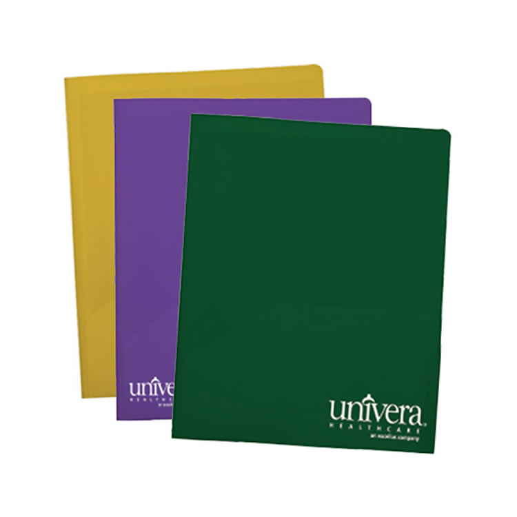 Printed PVC Leatherette Presentation Folders