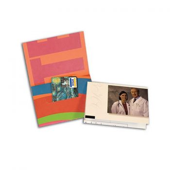 4 x 3.5" Gift Card Holders with Slit in Reinforced Panel