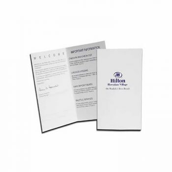 Foil Stamped Keyfolders, Left Pocket, 3-1/2" x 6"